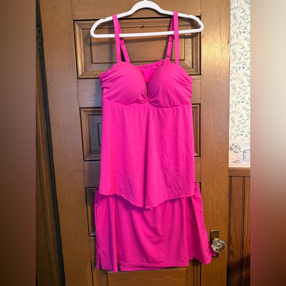 Lane Bryant Pink Swim two pieces